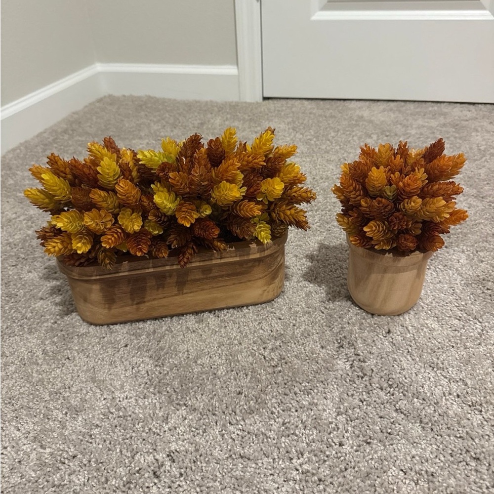 Threshold Faux Floral Arrangement in Orange and Yellow